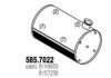 VOLVO 8149655 Middle-/End Silencer